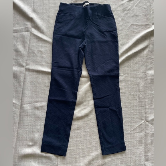 Women's PullOn Elastic Waist Van Heusen Navy Dress Pants - Sz. 4 - Picture 4 of 5